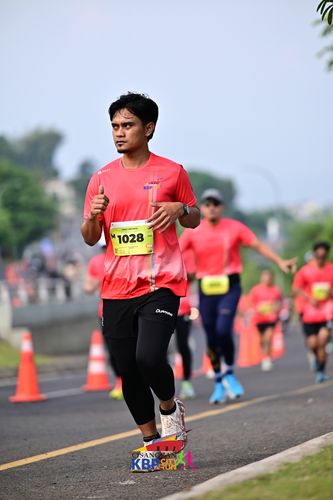 Race photo from CISANGKAN KBP CITY RUN 2025