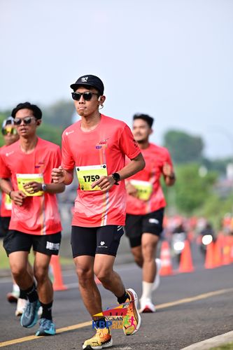 Race photo from CISANGKAN KBP CITY RUN 2025