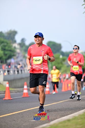 Race photo from CISANGKAN KBP CITY RUN 2025