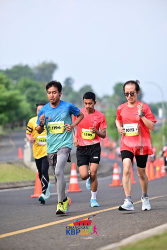 Race photo from CISANGKAN KBP CITY RUN 2025