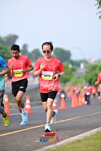 Race photo from CISANGKAN KBP CITY RUN 2025