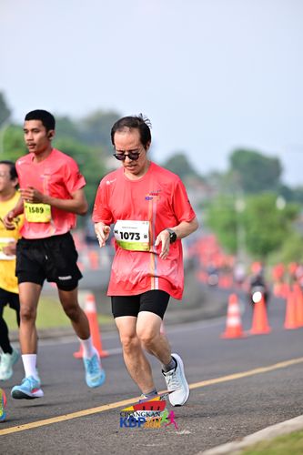 Race photo from CISANGKAN KBP CITY RUN 2025
