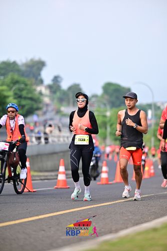 Race photo from CISANGKAN KBP CITY RUN 2025