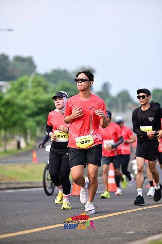 Race photo from CISANGKAN KBP CITY RUN 2025