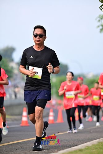 Race photo from CISANGKAN KBP CITY RUN 2025