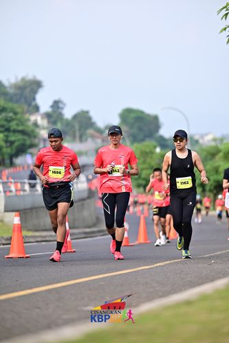 Race photo from CISANGKAN KBP CITY RUN 2025