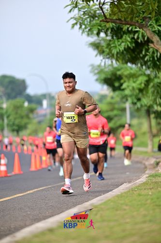 Race photo from CISANGKAN KBP CITY RUN 2025