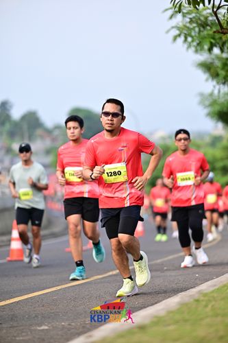 Race photo from CISANGKAN KBP CITY RUN 2025