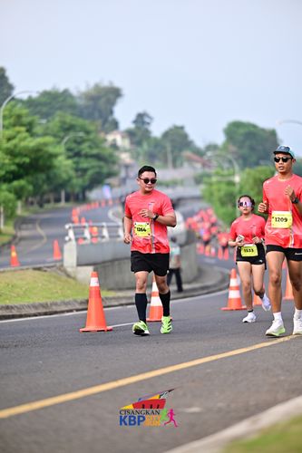 Race photo from CISANGKAN KBP CITY RUN 2025