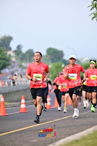Race photo from CISANGKAN KBP CITY RUN 2025