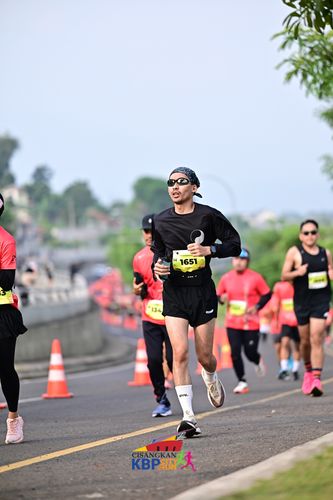Race photo from CISANGKAN KBP CITY RUN 2025