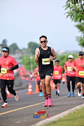 Race photo from CISANGKAN KBP CITY RUN 2025