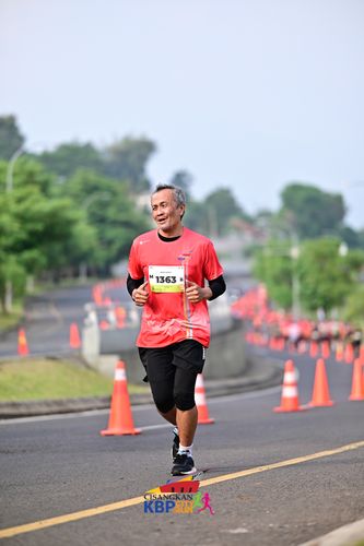 Race photo from CISANGKAN KBP CITY RUN 2025