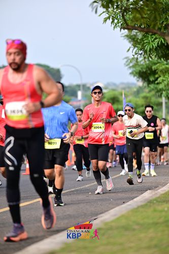 Race photo from CISANGKAN KBP CITY RUN 2025
