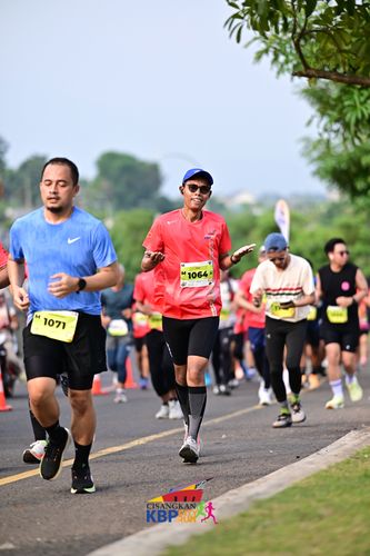 Race photo from CISANGKAN KBP CITY RUN 2025