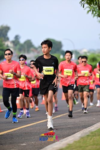 Race photo from CISANGKAN KBP CITY RUN 2025