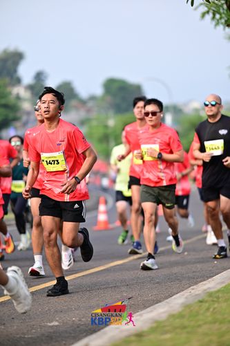 Race photo from CISANGKAN KBP CITY RUN 2025