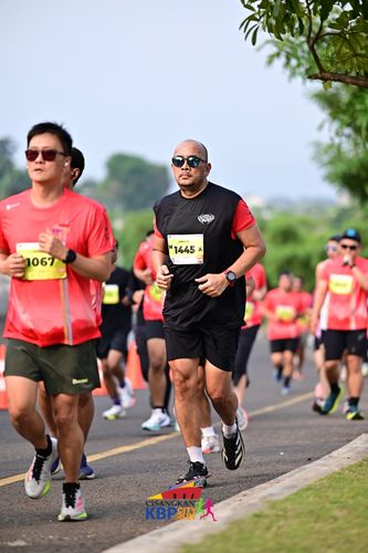 Race photo from CISANGKAN KBP CITY RUN 2025