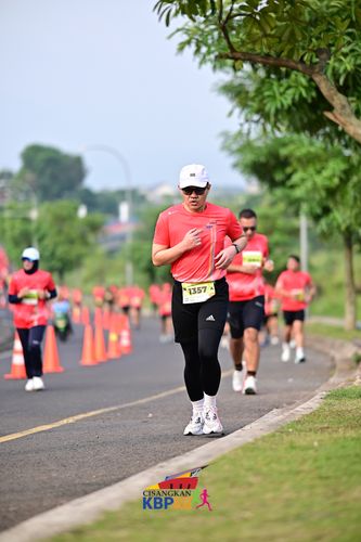 Race photo from CISANGKAN KBP CITY RUN 2025