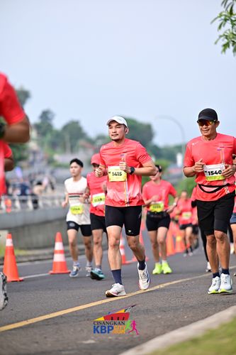 Race photo from CISANGKAN KBP CITY RUN 2025