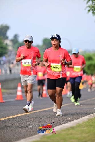 Race photo from CISANGKAN KBP CITY RUN 2025