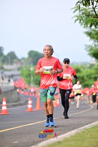 Race photo from CISANGKAN KBP CITY RUN 2025