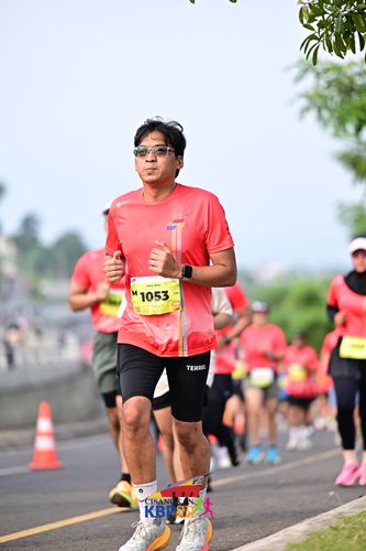 Race photo from CISANGKAN KBP CITY RUN 2025
