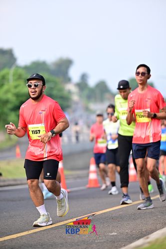 Race photo from CISANGKAN KBP CITY RUN 2025