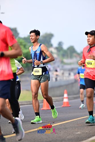 Race photo from CISANGKAN KBP CITY RUN 2025
