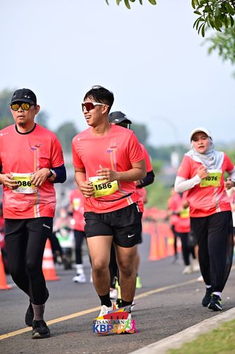 Race photo from CISANGKAN KBP CITY RUN 2025
