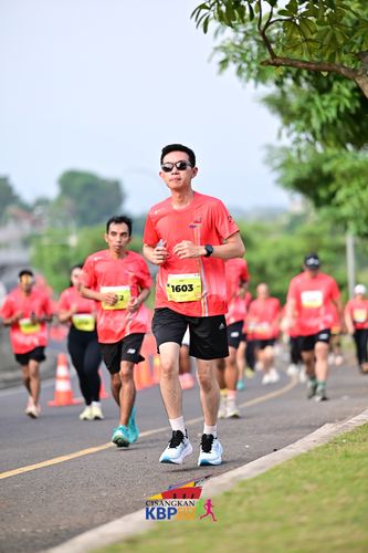 Race photo from CISANGKAN KBP CITY RUN 2025