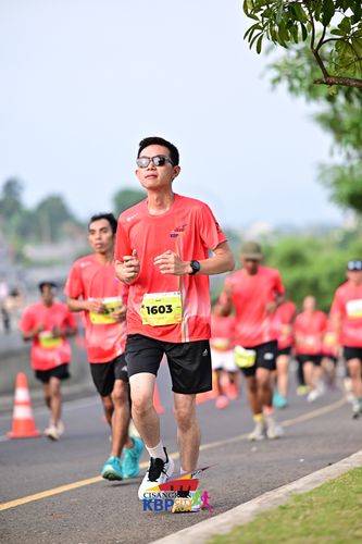 Race photo from CISANGKAN KBP CITY RUN 2025