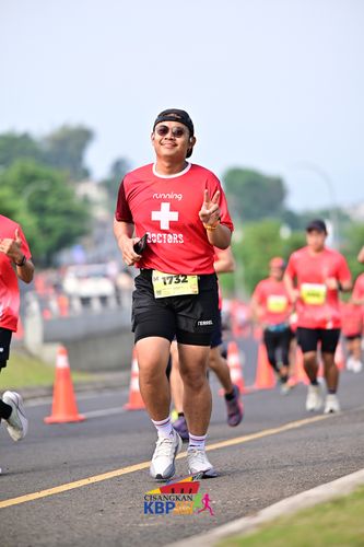 Race photo from CISANGKAN KBP CITY RUN 2025