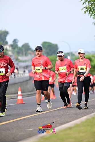 Race photo from CISANGKAN KBP CITY RUN 2025
