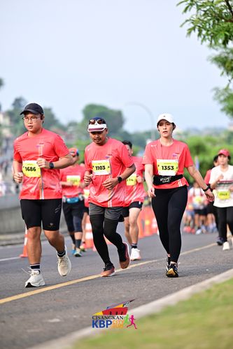 Race photo from CISANGKAN KBP CITY RUN 2025