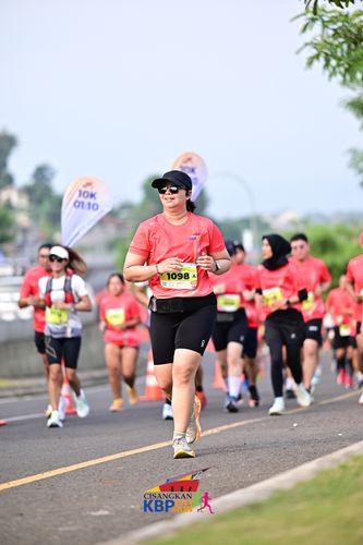 Race photo from CISANGKAN KBP CITY RUN 2025