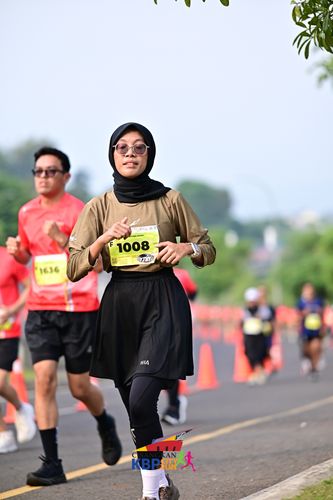 Race photo from CISANGKAN KBP CITY RUN 2025