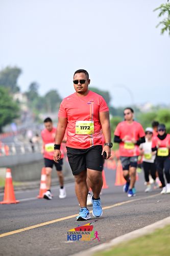 Race photo from CISANGKAN KBP CITY RUN 2025