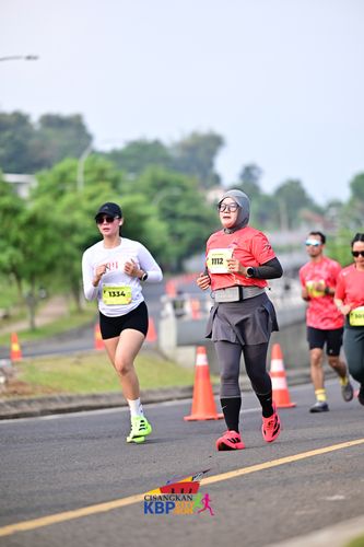 Race photo from CISANGKAN KBP CITY RUN 2025
