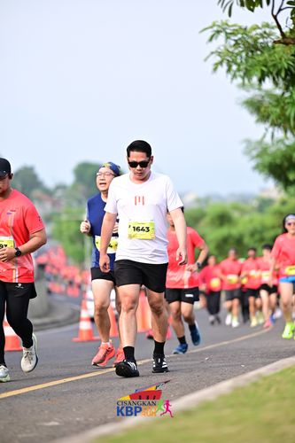 Race photo from CISANGKAN KBP CITY RUN 2025