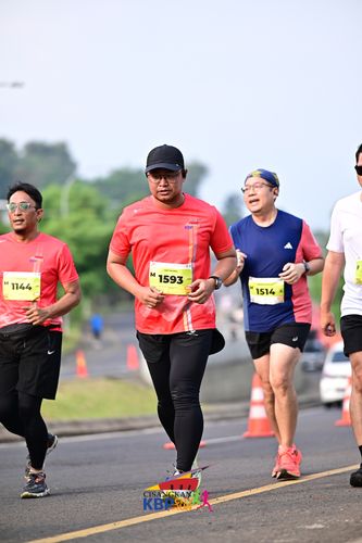 Race photo from CISANGKAN KBP CITY RUN 2025
