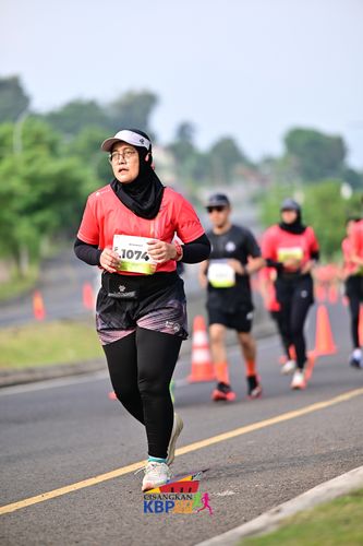 Race photo from CISANGKAN KBP CITY RUN 2025