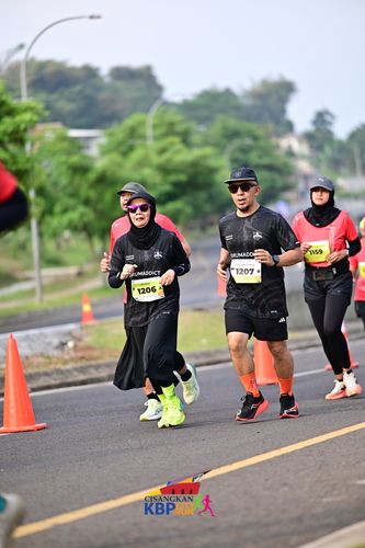 Race photo from CISANGKAN KBP CITY RUN 2025