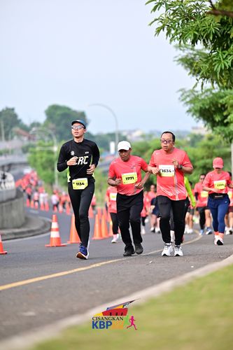 Race photo from CISANGKAN KBP CITY RUN 2025