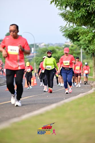 Race photo from CISANGKAN KBP CITY RUN 2025