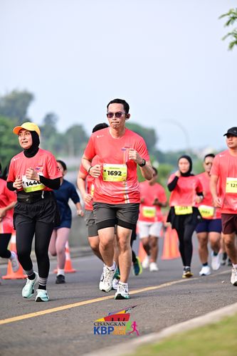 Race photo from CISANGKAN KBP CITY RUN 2025