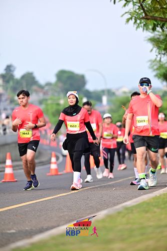 Race photo from CISANGKAN KBP CITY RUN 2025