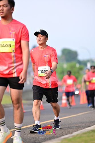 Race photo from CISANGKAN KBP CITY RUN 2025