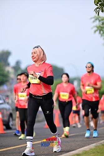 Race photo from CISANGKAN KBP CITY RUN 2025