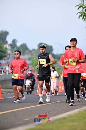 Race photo from CISANGKAN KBP CITY RUN 2025